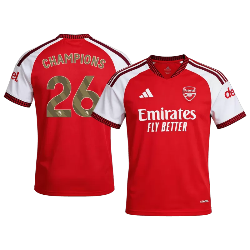 Arsenal CHAMPIONS #26 Home 2026/27 Jersey Red Men's
