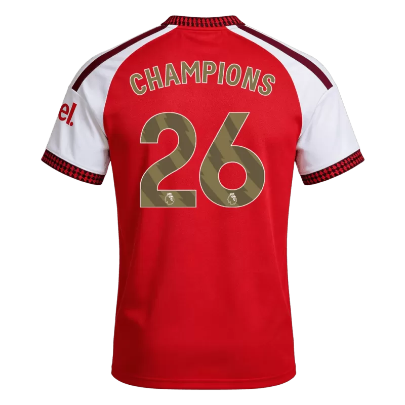 Arsenal CHAMPIONS #26 Home 2026/27 Jersey Red Men's