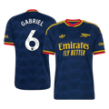 Arsenal GABRIEL #6 Away 2026/27 Jersey Navy Blue Men's