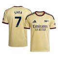 Arsenal SAKA #7 Third 2026/27 Jersey Yellow Men's