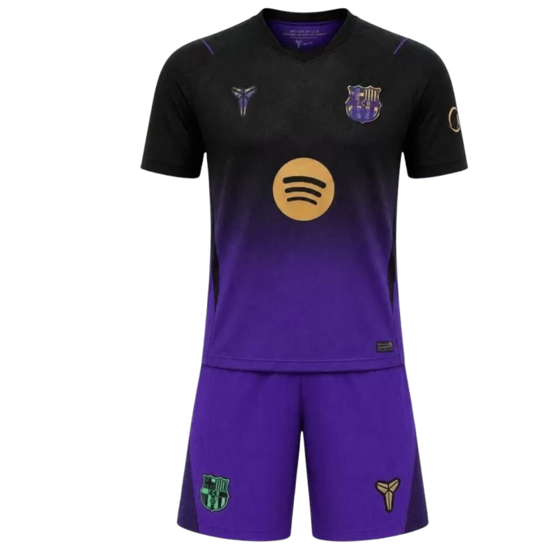 Barcelona Away 2026/27 "Kobe" Kit Purple & Black Kid's