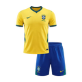 Brazil Home 2026/27 Kit Yellow Kid's