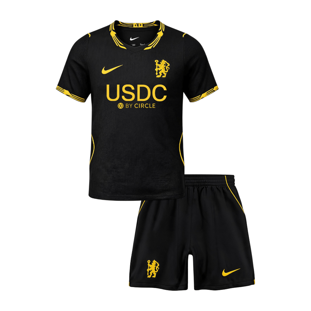 Chelsea Away 2026/27 Kit Black Kid's