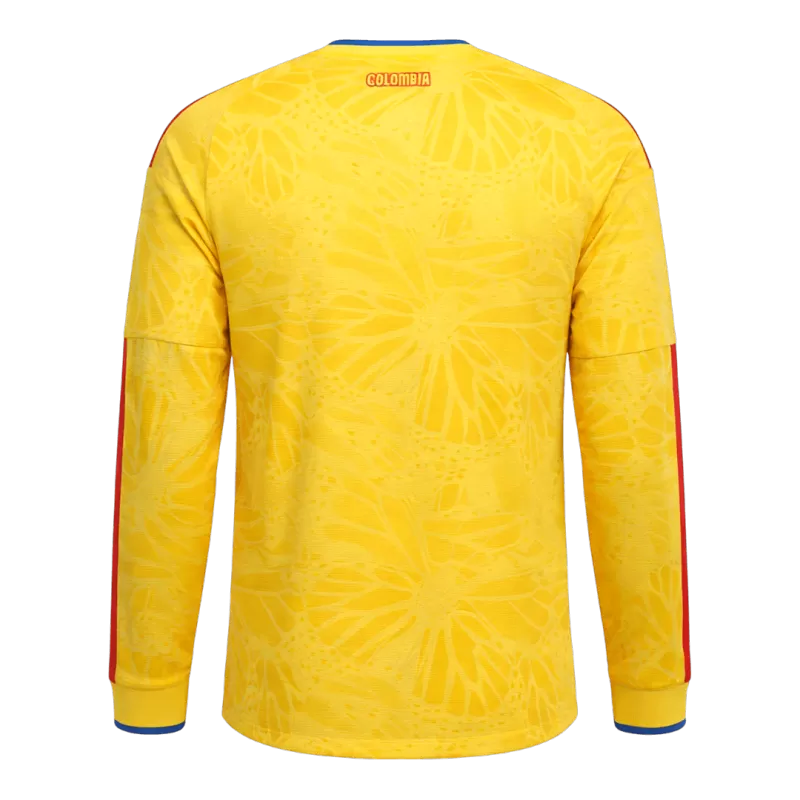 Colombia Home 2026/27 Long Sleeve Jersey Yellow Men's