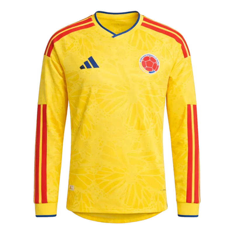 Colombia Home 2026/27 Long Sleeve Jersey Yellow Men's