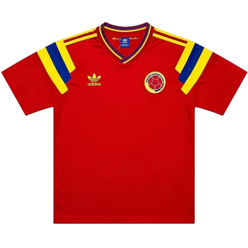 Colombia Retro Away 1990 Jersey Red Men's