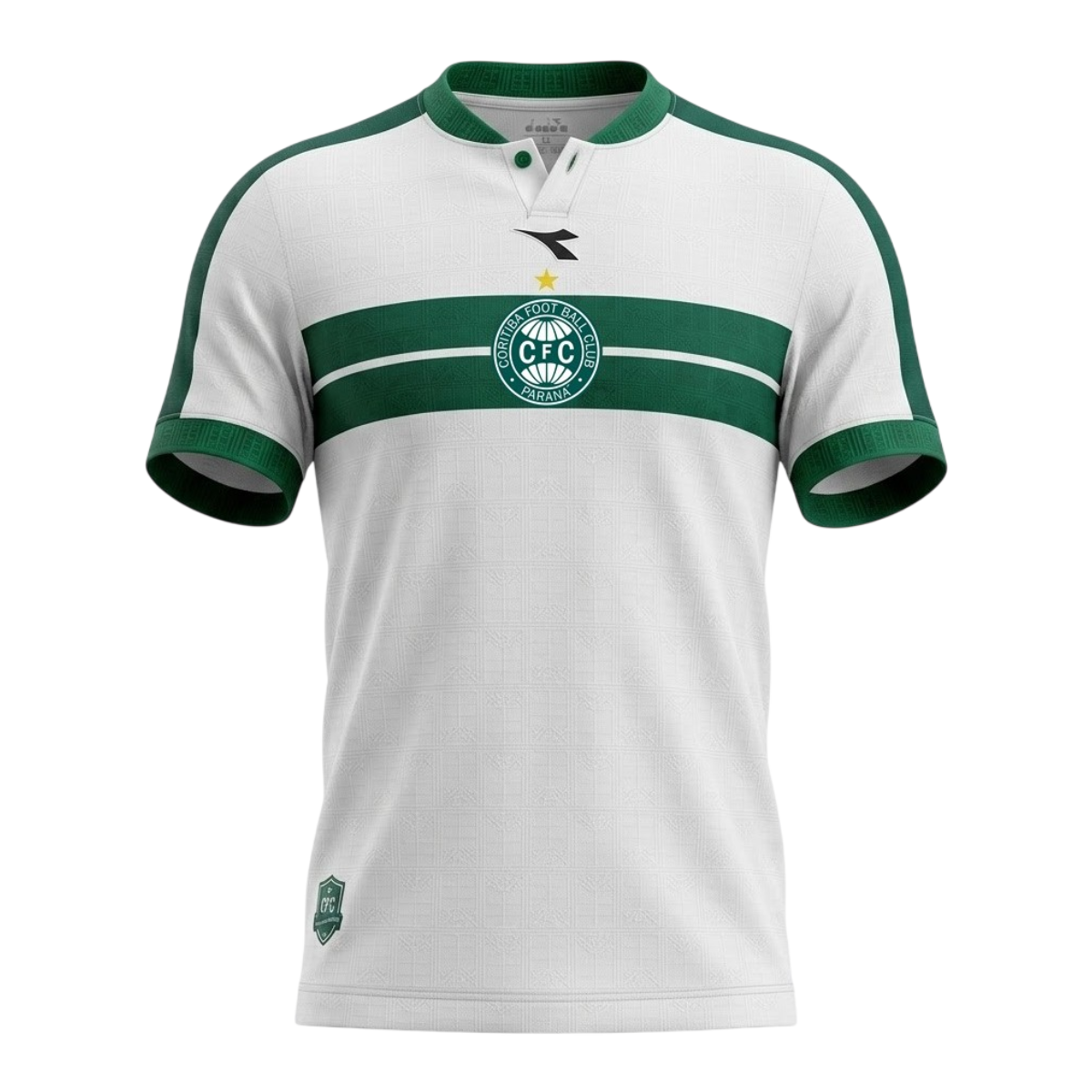 Coritiba Home 2026/27 Jersey White Men's