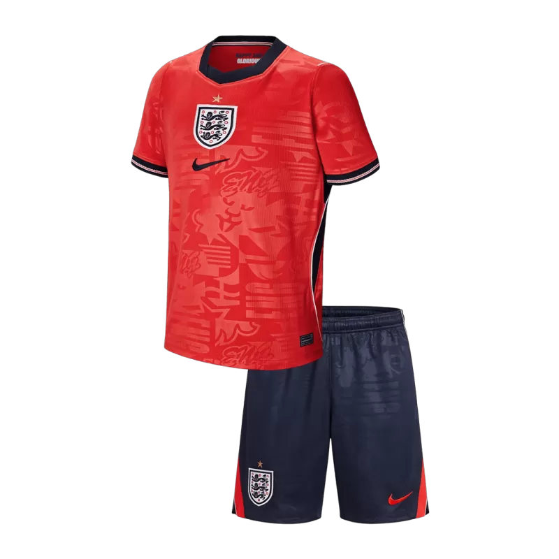 England Away 2026/27 Kit Red Kid's