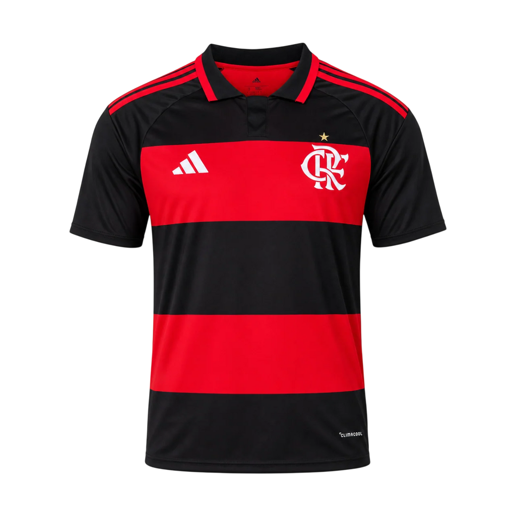 Flamengo Home 2026/27 Jersey Red & Black Men's