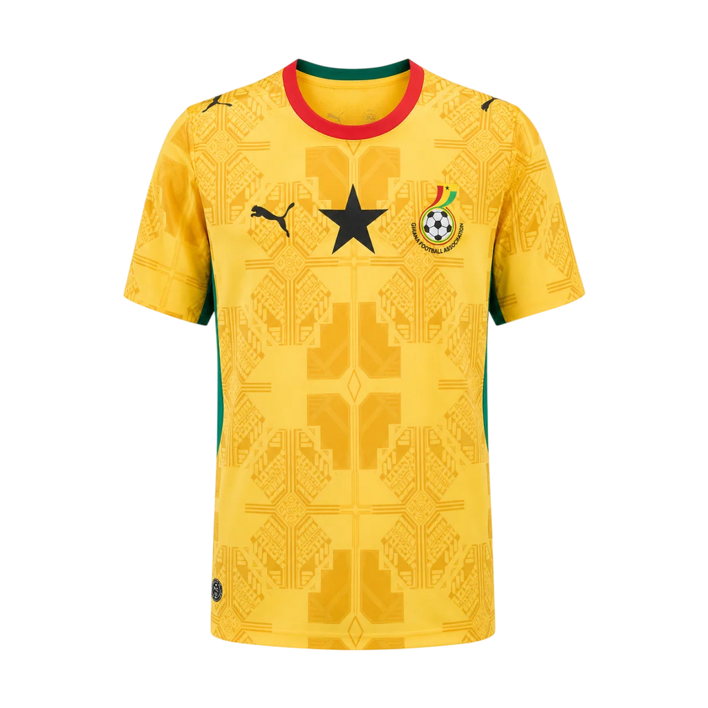 Ghana Home 2026/27 Jersey Yellow Men's