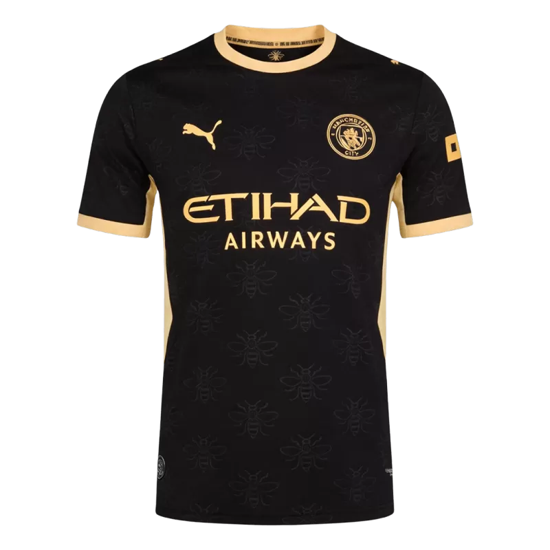 Manchester City CHERKI #10 Away 2026/27 Player's Version Jersey Black Men's