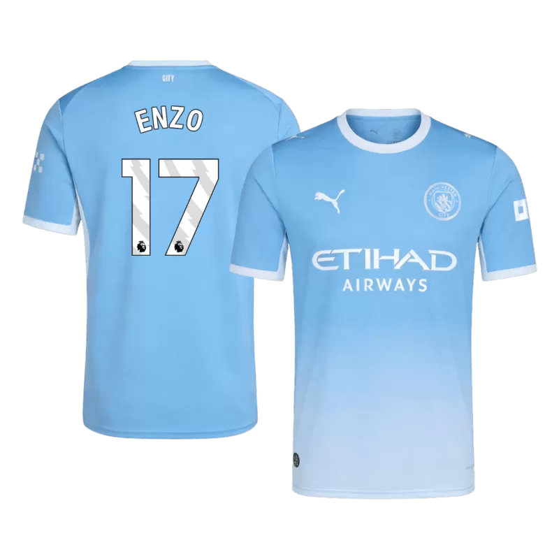 Manchester City ENZO #17 Home 2026/27 Jersey Light Blue Men's