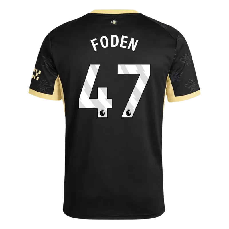 Manchester City FODEN #47 Away 2026/27 Jersey Black Men's