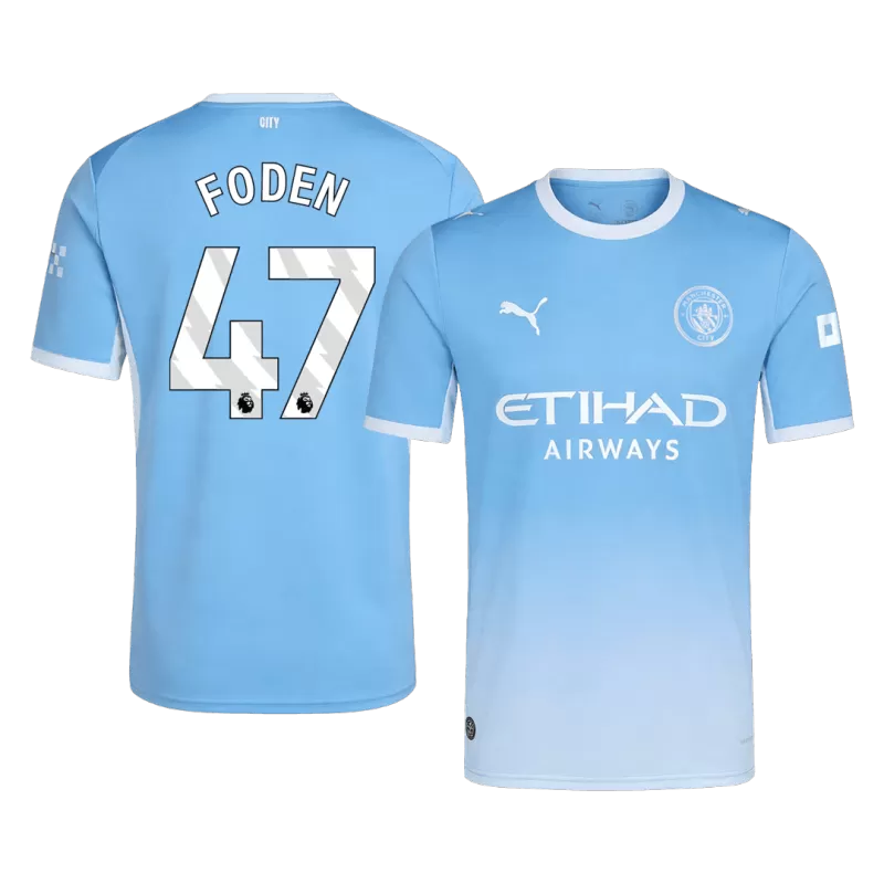 Manchester City FODEN #47 Home 2026/27 Jersey Light Blue Men's