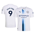 Manchester City HAALAND #9 Third 2026/27 Jersey White Men's