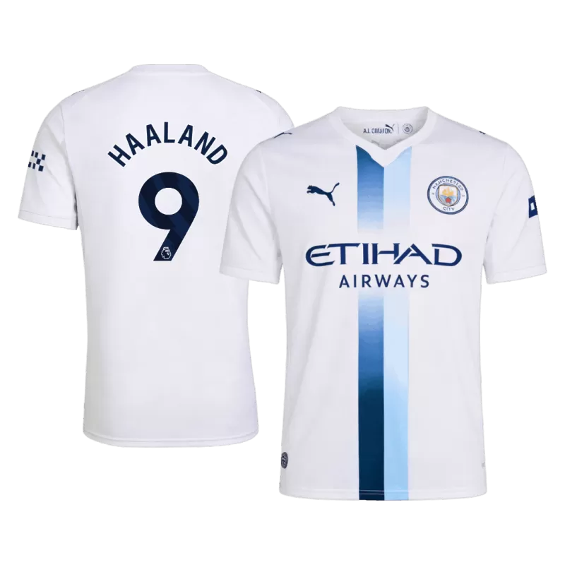 Manchester City HAALAND #9 Third 2026/27 Jersey White Men's