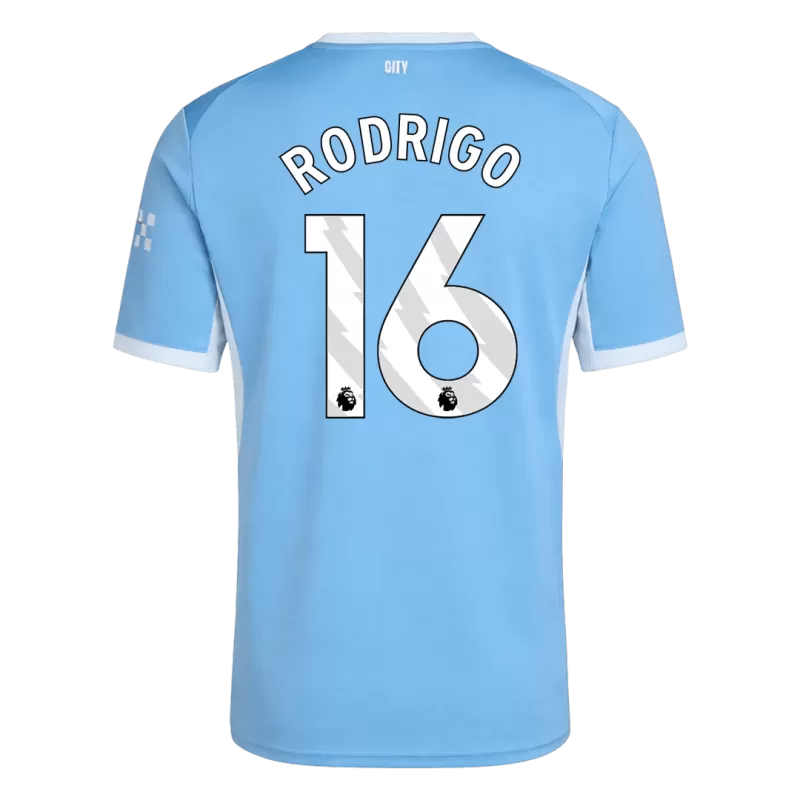 Manchester City RODRI #16 Home 2026/27 Jersey Light Blue Men's