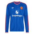 Manchester United Away 2026/27 Long Sleeve Jersey Blue Men's