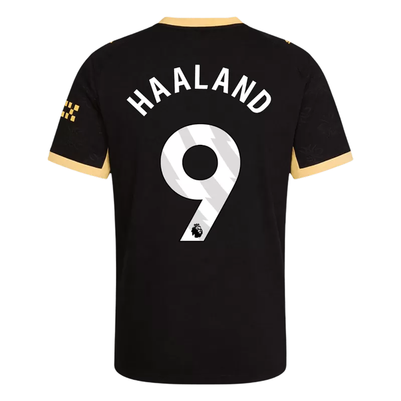 Manchester City HAALAND #9 Away 2026/27 Player's Version Jersey Black Men's