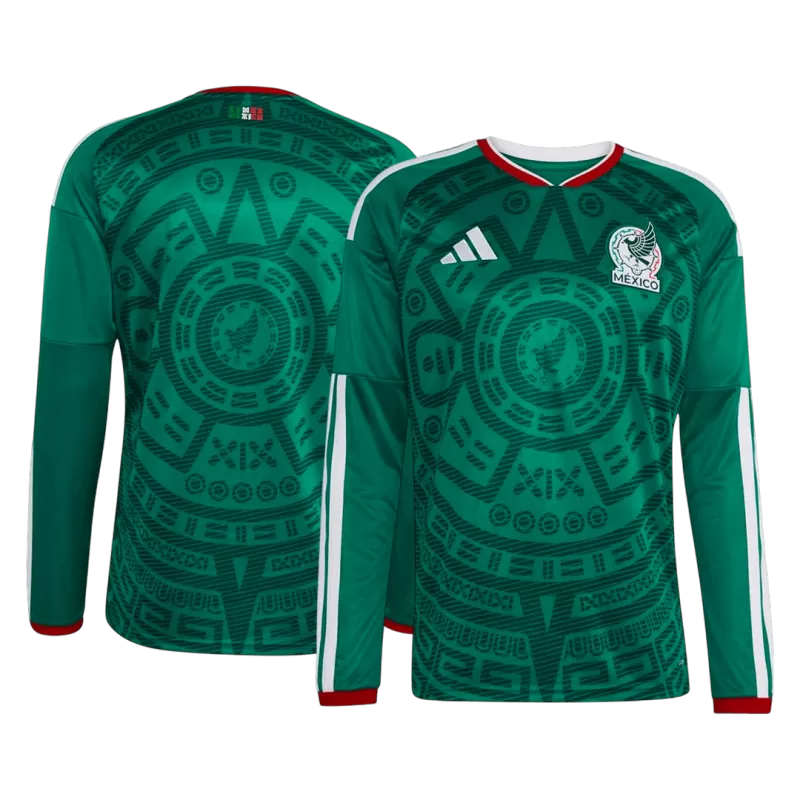 Mexico Home 2026/27 Long Sleeve Jersey Green Men's
