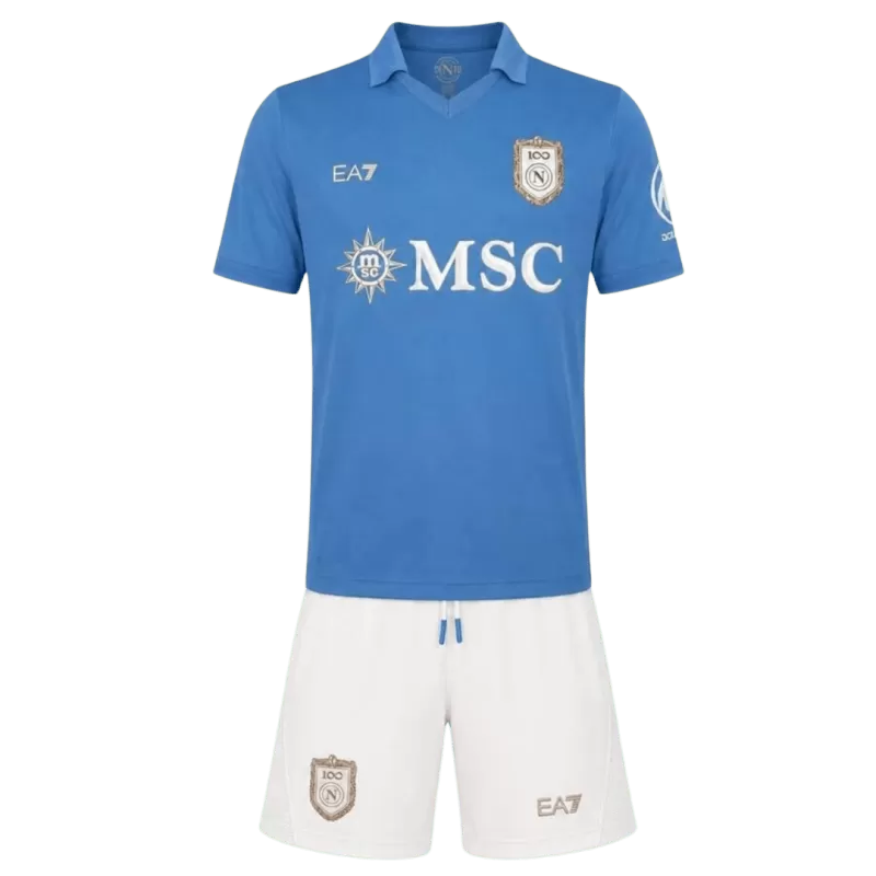 Napoli Home 2026/27 Kit Blue Kid's