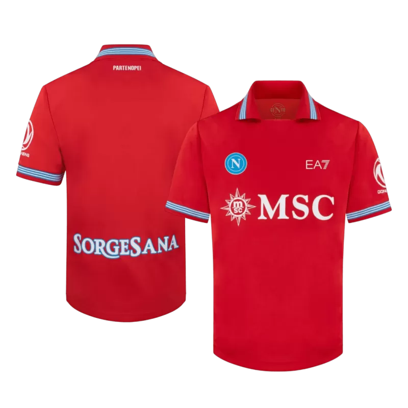 Napoli Third 2026/27 Jersey Red Men's