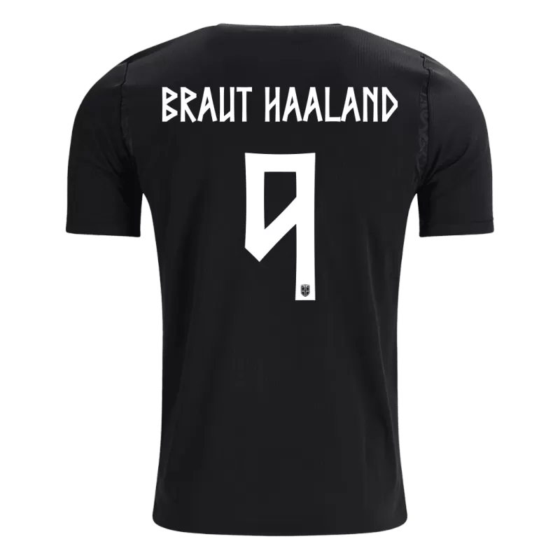 Norway BRAUT HAALAND #9 Away 2026/27 Jersey Black Men's