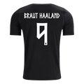 Norway BRAUT HAALAND #9 Away 2026/27 Jersey Black Men's