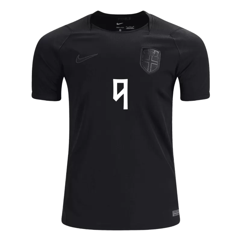Norway BRAUT HAALAND #9 Away 2026/27 Jersey Black Men's