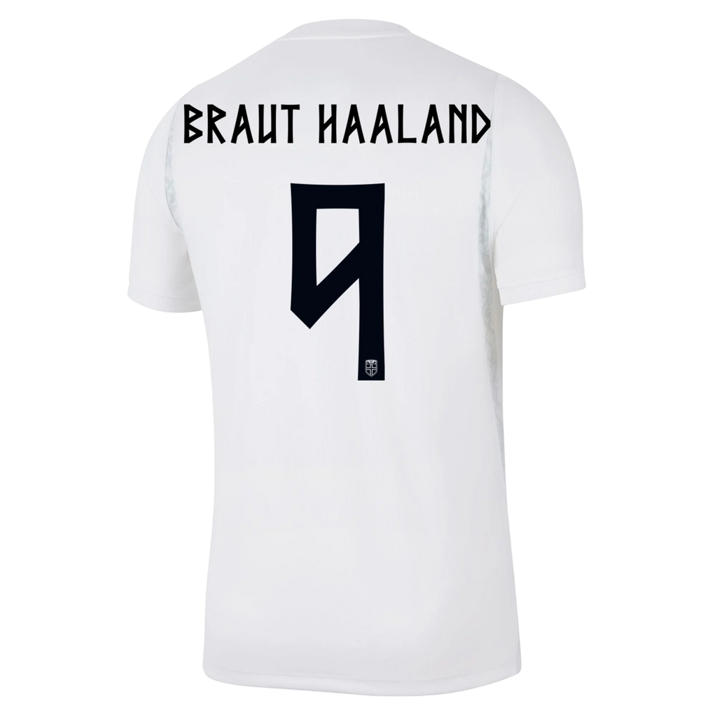 Norway BRAUT HAALAND #9 Third 2026/27 Jersey White Men's