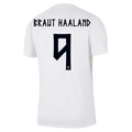 Norway BRAUT HAALAND #9 Third 2026/27 Jersey White Men's