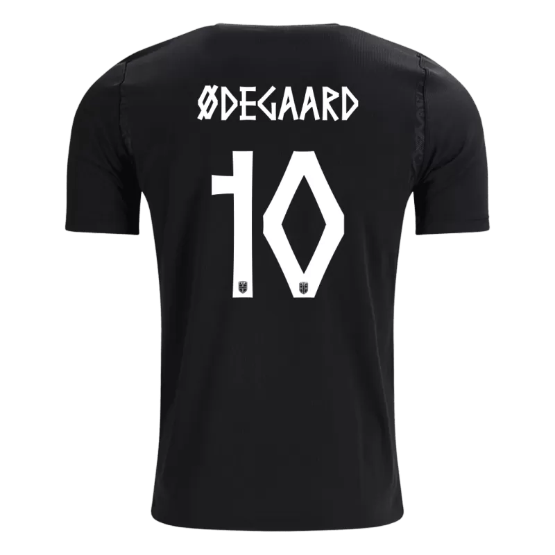 Norway ØDEGAARD #10 Away 2026/27 Jersey Black Men's