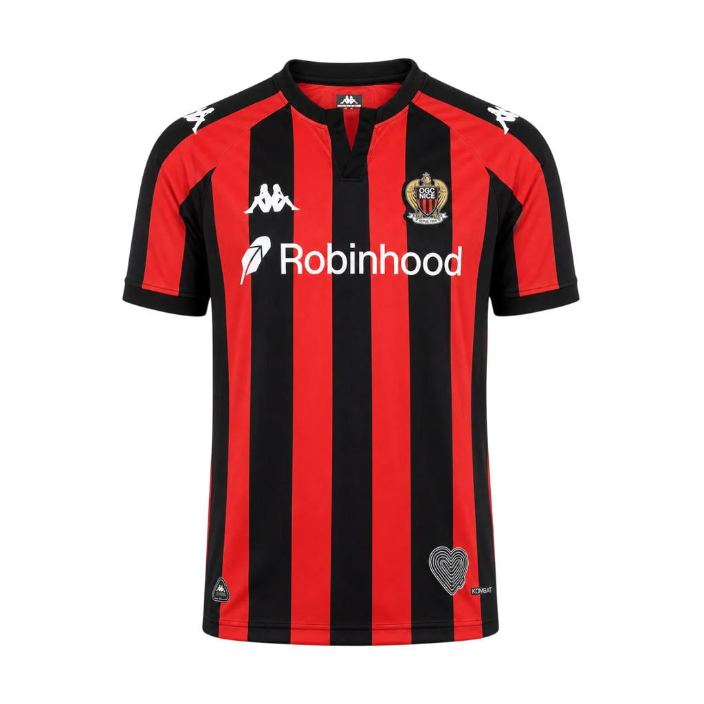 OGC Nice Home 2026/27 Jersey Red & Black Men's