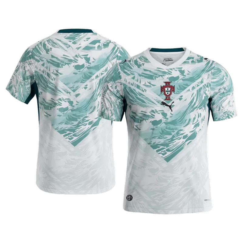 Portugal Away 2026/27 Jersey Blue & White Men's