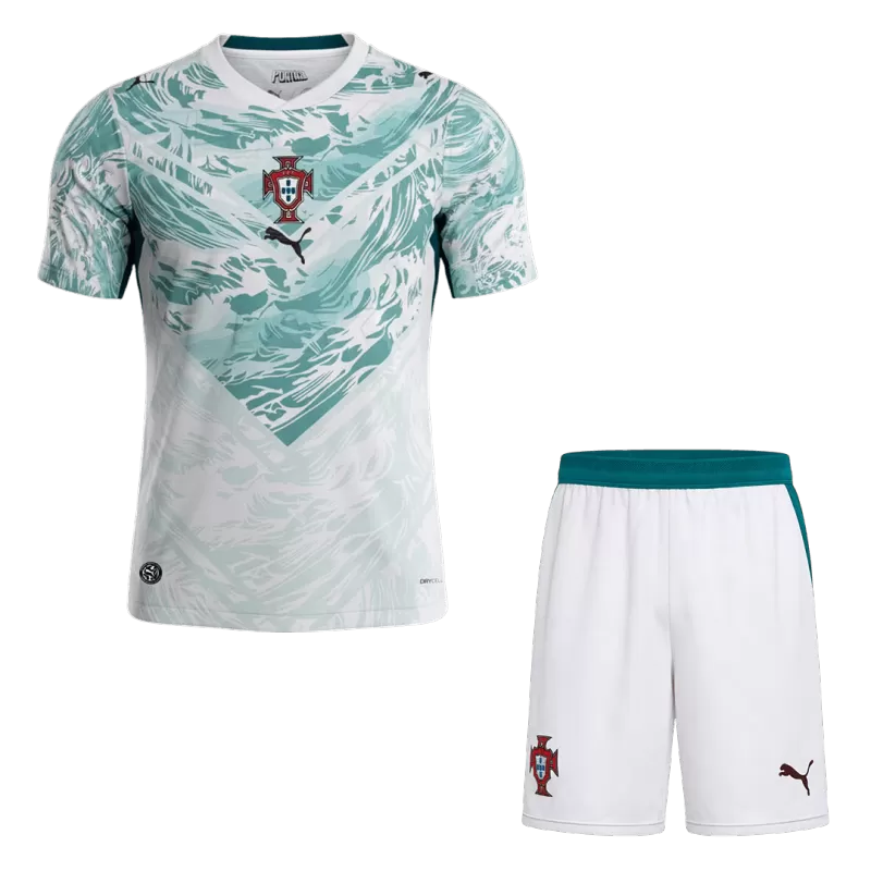 Portugal Away 2026/27 Kit Blue & White Men's