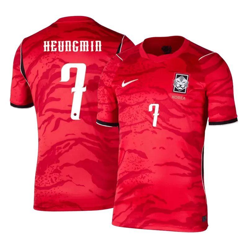 South Korea HEUNGMIN #7 Home 2026/27 Jersey Red Men's