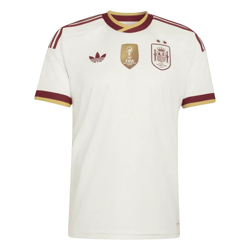 Spain Away 2026/27 2 Stars Jersey White Men's