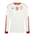Spain Away 2026/27 Long Sleeve 2 Stars Jersey White Men's